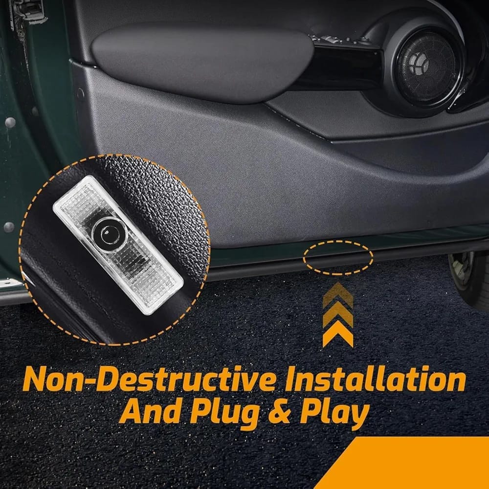 ETH Car Door LED Ghost Shadow Light Projector